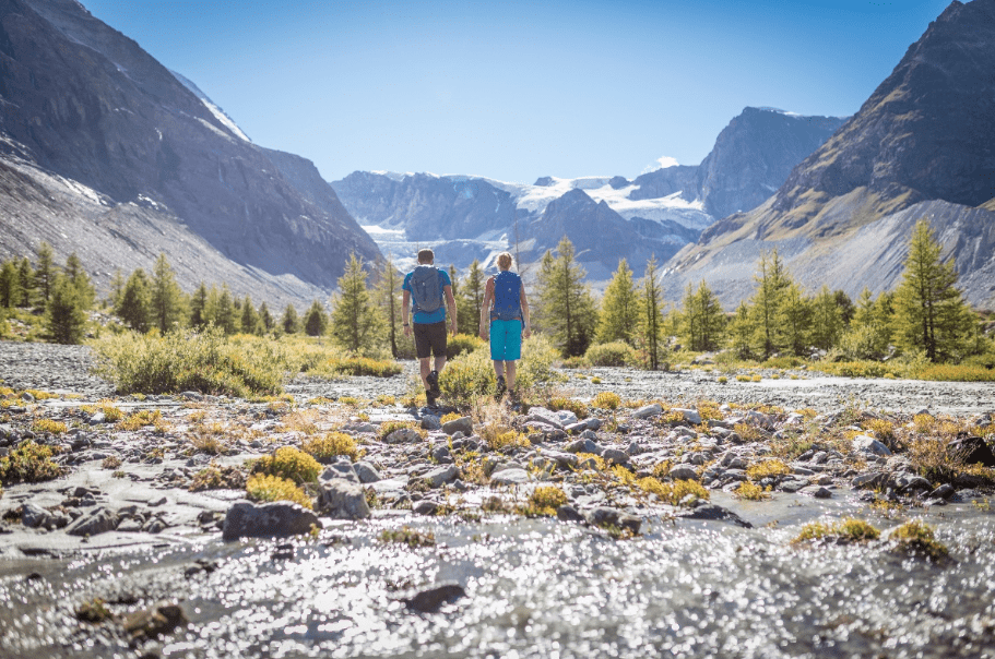 Trek in Switzerland from Matterhorn to Monte Rosa