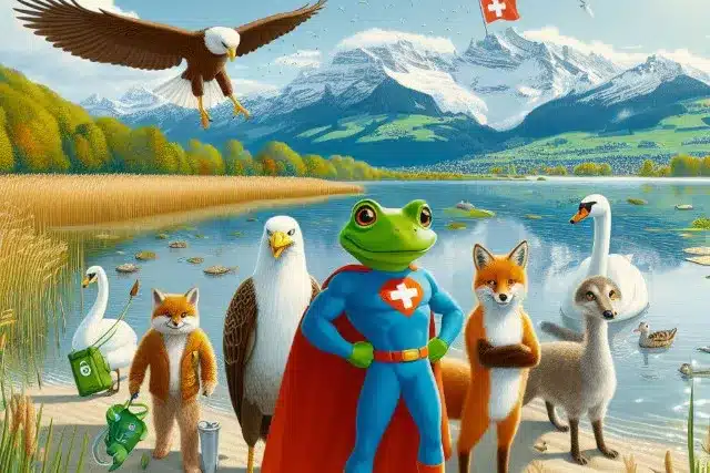 Das Team von My Eco Best Friend arbeitet gemeinsam an einem Projekt