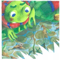 Image de la grenouille simbol de l'association monecopote